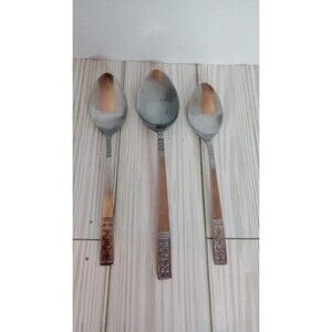 Customcraft Set of 3 Stainless Steel Spoons - Taiwan
